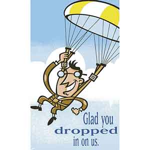Dropped In Postcard