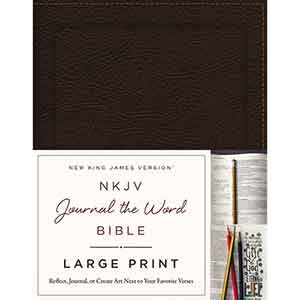 NKJV Journal the Word Large Print Red Letter Bible