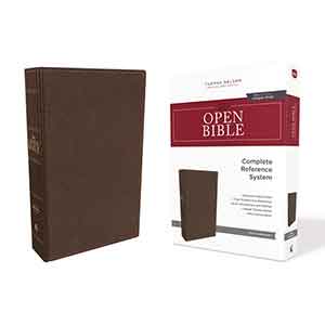 NKJV Open Bible Red Letter Comfort Print