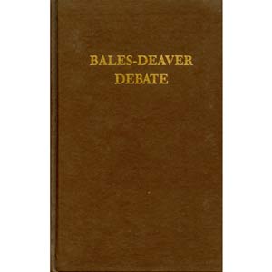 Bales/Deaver Debate