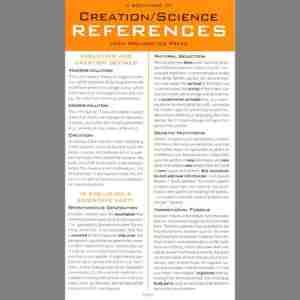 A Bookmark of Creation/Science References
