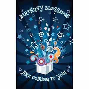 Blessings Birthday Postcard