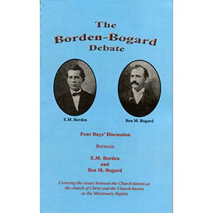Borden/Bogard Debate