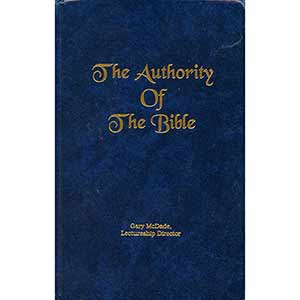 The Authority of the Bible