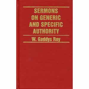 Sermons on Generic and Specific Authority