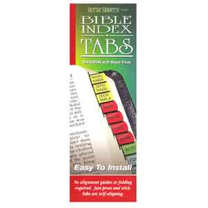 Verse Finders Bible Index Tabs-Rainbow